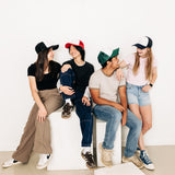 Red & White Letter Trucker Hat