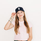 Navy Foam Letter Trucker Hat