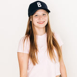 Navy Foam Letter Trucker Hat