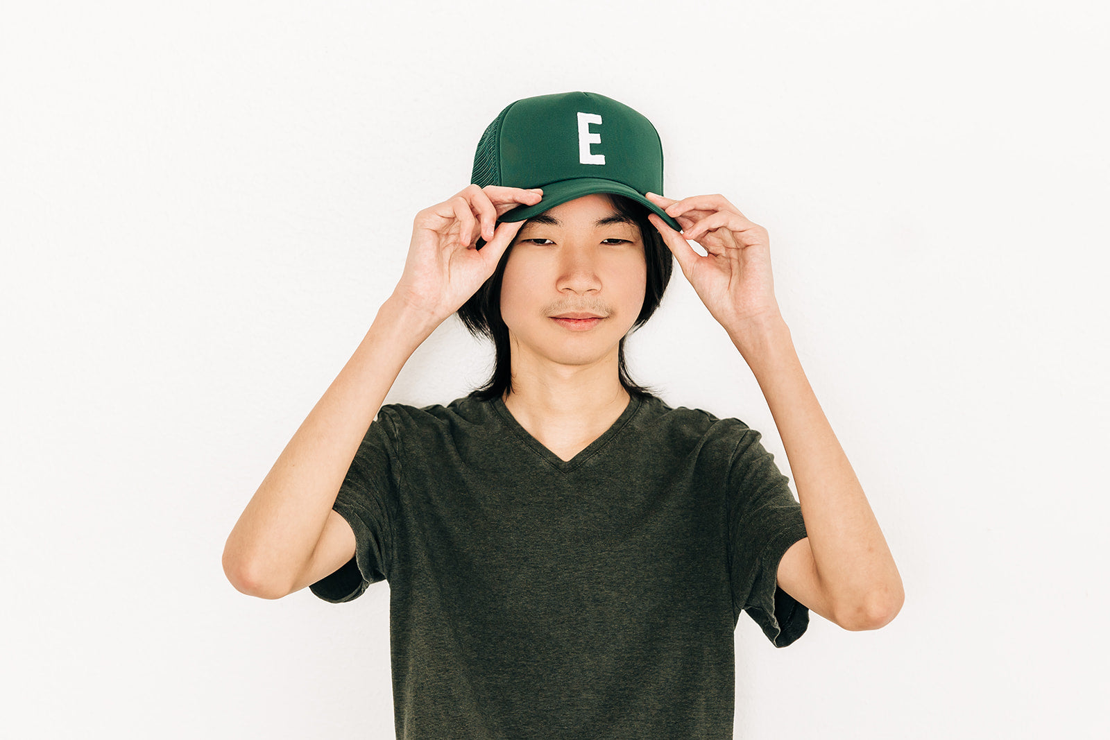 Dark Green Foam Letter Trucker Hat