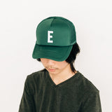 Dark Green Letter Trucker Hat