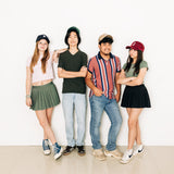 Burgundy Letter Trucker Hat