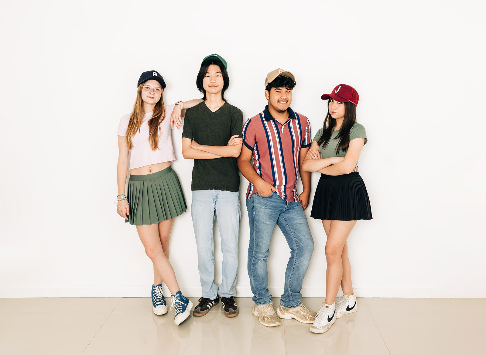 Burgundy Foam Letter Trucker Hat