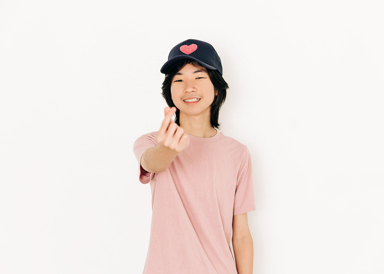 Terry Heart Foam Trucker Hat