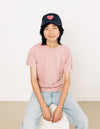 Navy Foam Trucker Terry Heart Hat