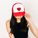 Terry Heart Foam Trucker Hat