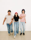 Red &amp; White Foam Trucker Terry Heart Hat