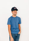 Navy Foam Trucker Flag Hat