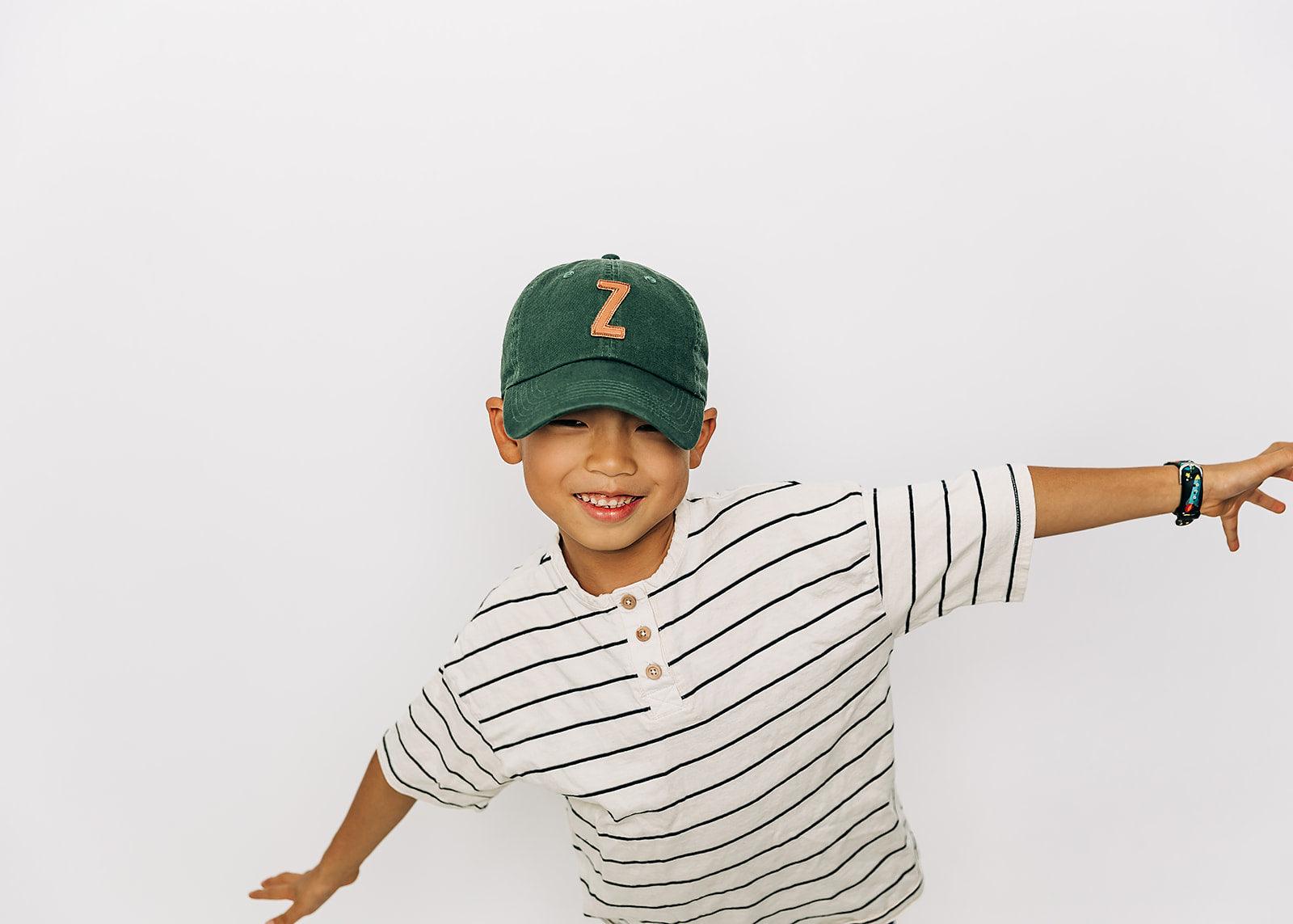 Hunter Green Baseball Hat, Baby (0-12M) / F | Rey to Z