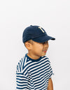 Navy Blue Hat + Twinkle Terry Letter Rey to Z