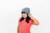 Stormy Blue Rainbow Beanie Rey to Z