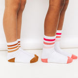 Pink Stripe Socks Rey to Z