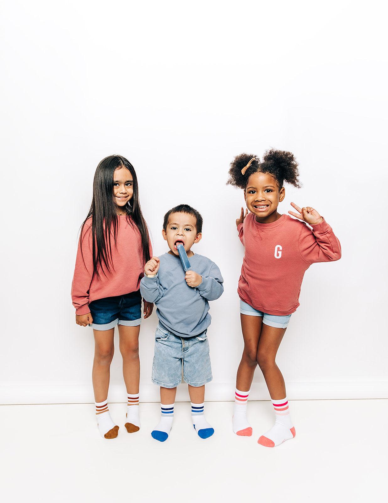 Pink Stripe Socks Rey to Z