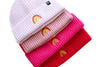 Blush Rainbow Beanie Rey to Z
