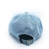 Denim Hat + White Terry Letter Rey to Z