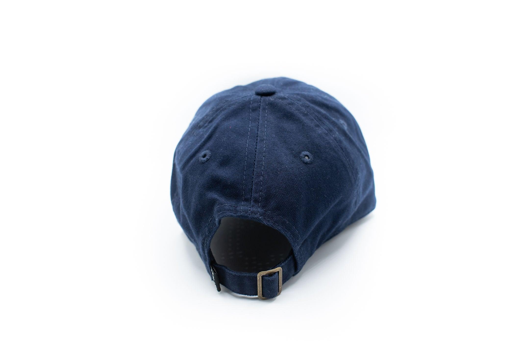 Navy Blue Hat + White Terry Letter Rey to Z