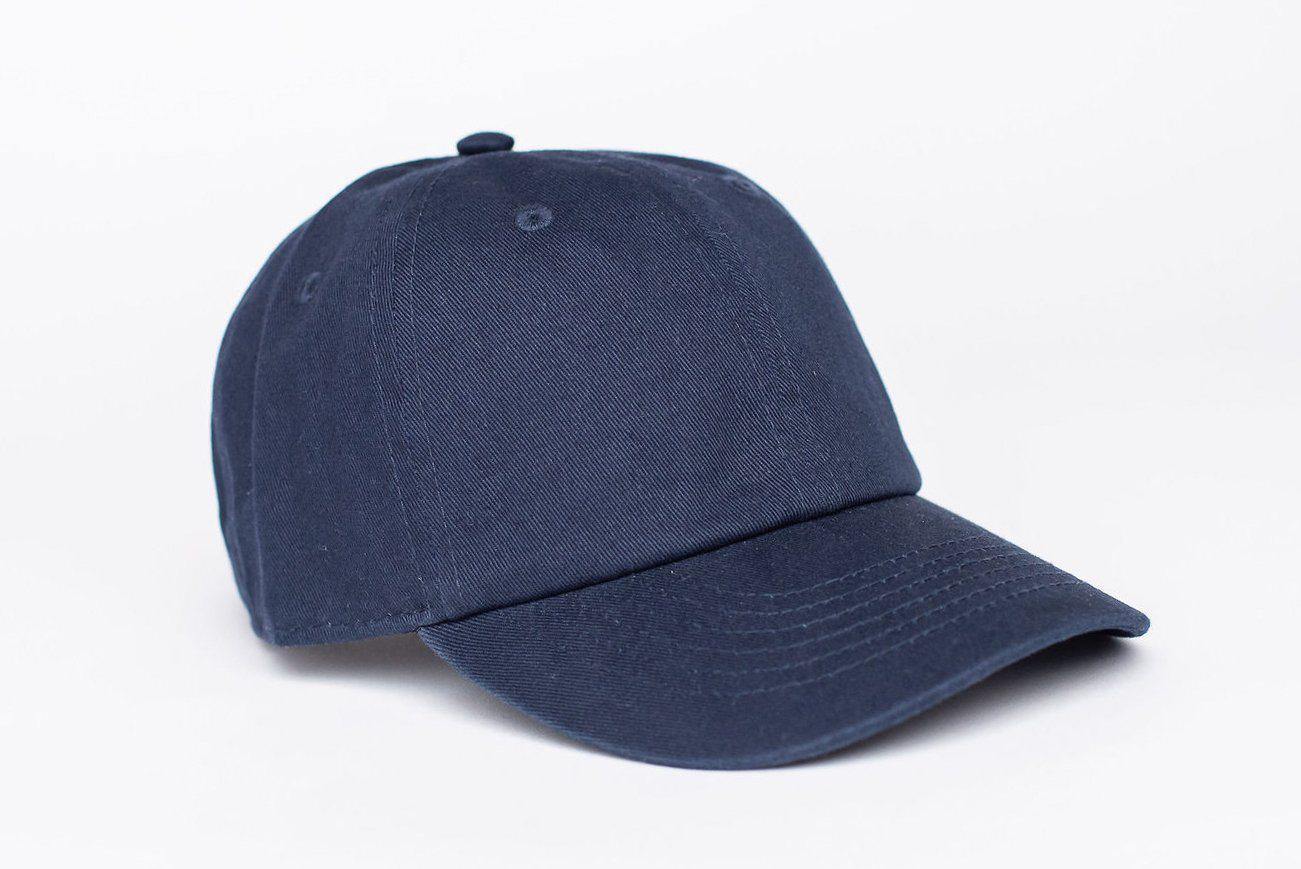 帽子 BASEBALL CAP - NAVY Navy Chainstitch 'D' Cotton Twill Baseball Cap – Drakes US