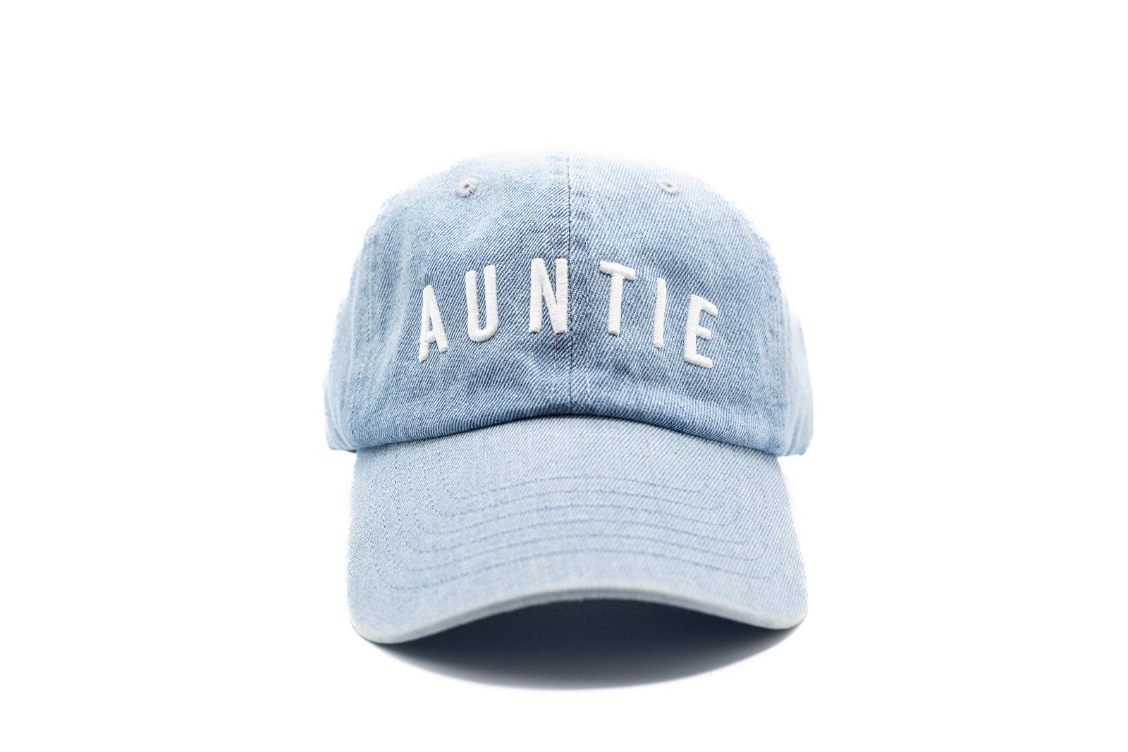 Denim Auntie Hat Rey to Z