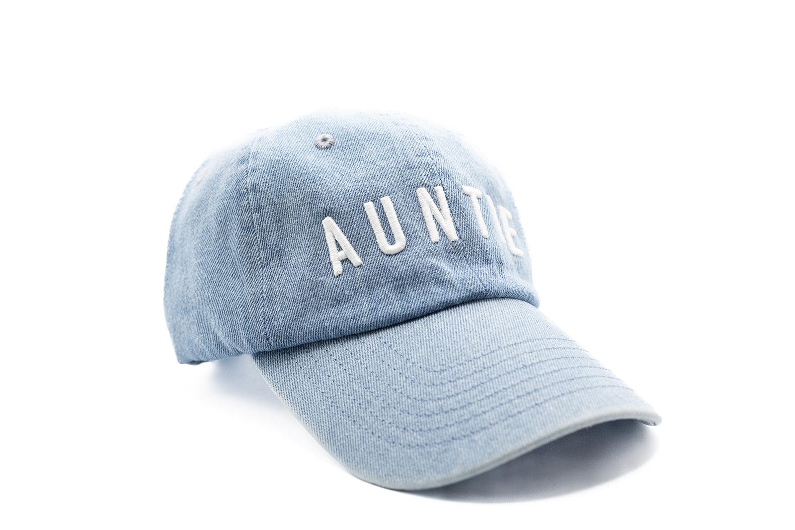 Denim Auntie Hat Rey to Z