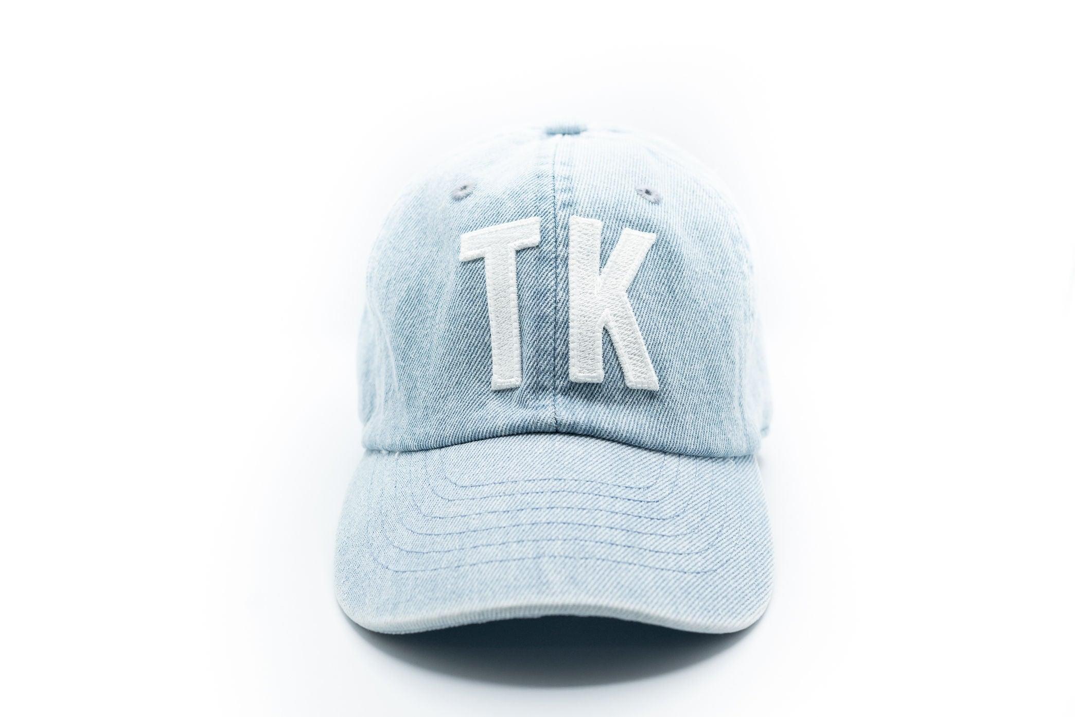 Denim Double Letter Hat Rey to Z