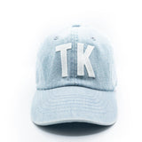 Denim Double Letter Hat Rey to Z