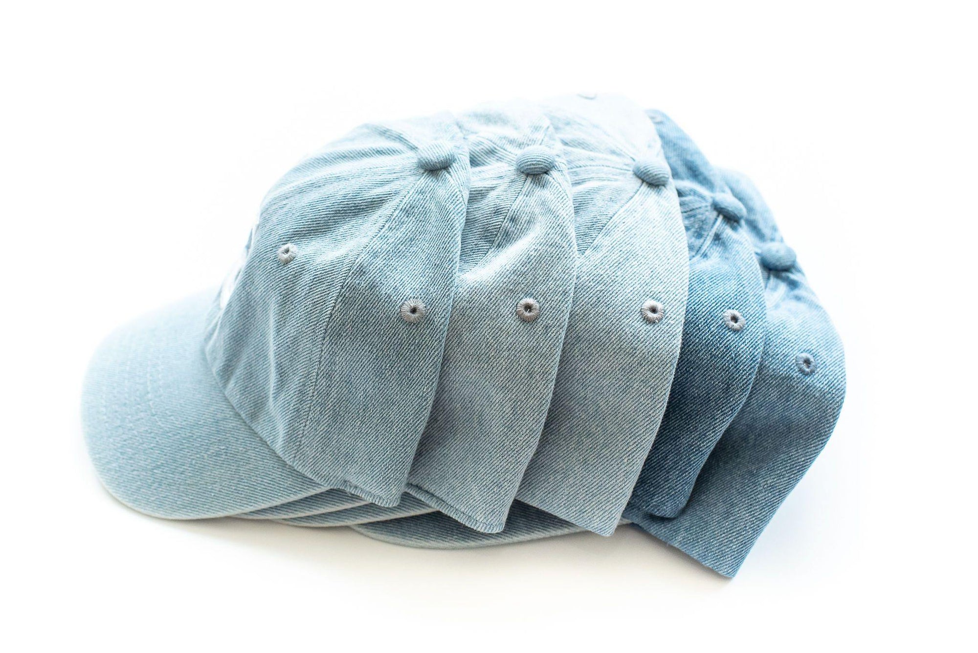 Rtz Denim Baseball Hat, Baby (0-12M) / No Letter | Rey to Z