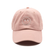 Dusty Rose Smiley Face Hat Rey to Z