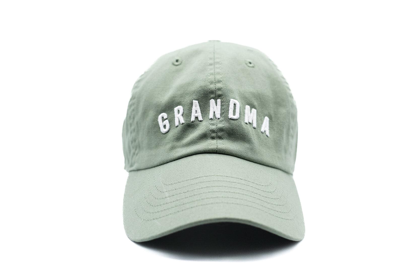Dusty Sage Grandma Hat Rey to Z