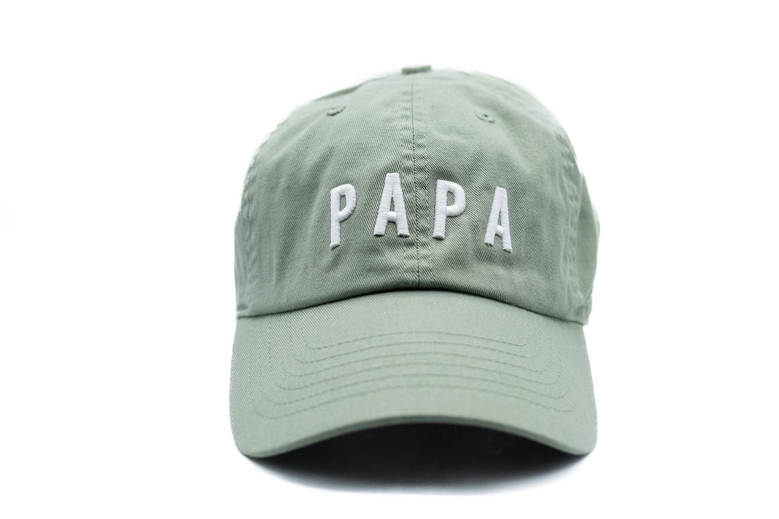 Dusty Sage Papa Hat Rey to Z