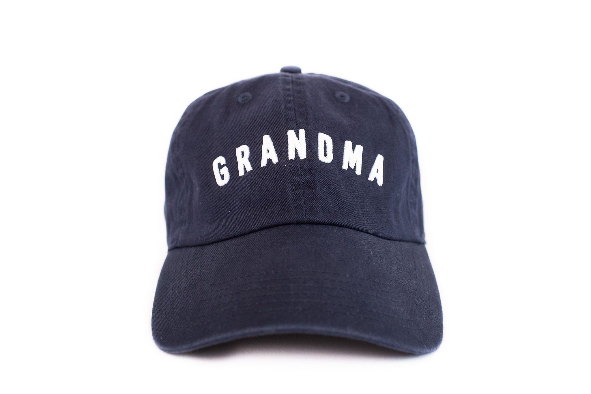 Navy Blue Grandma Hat Rey to Z