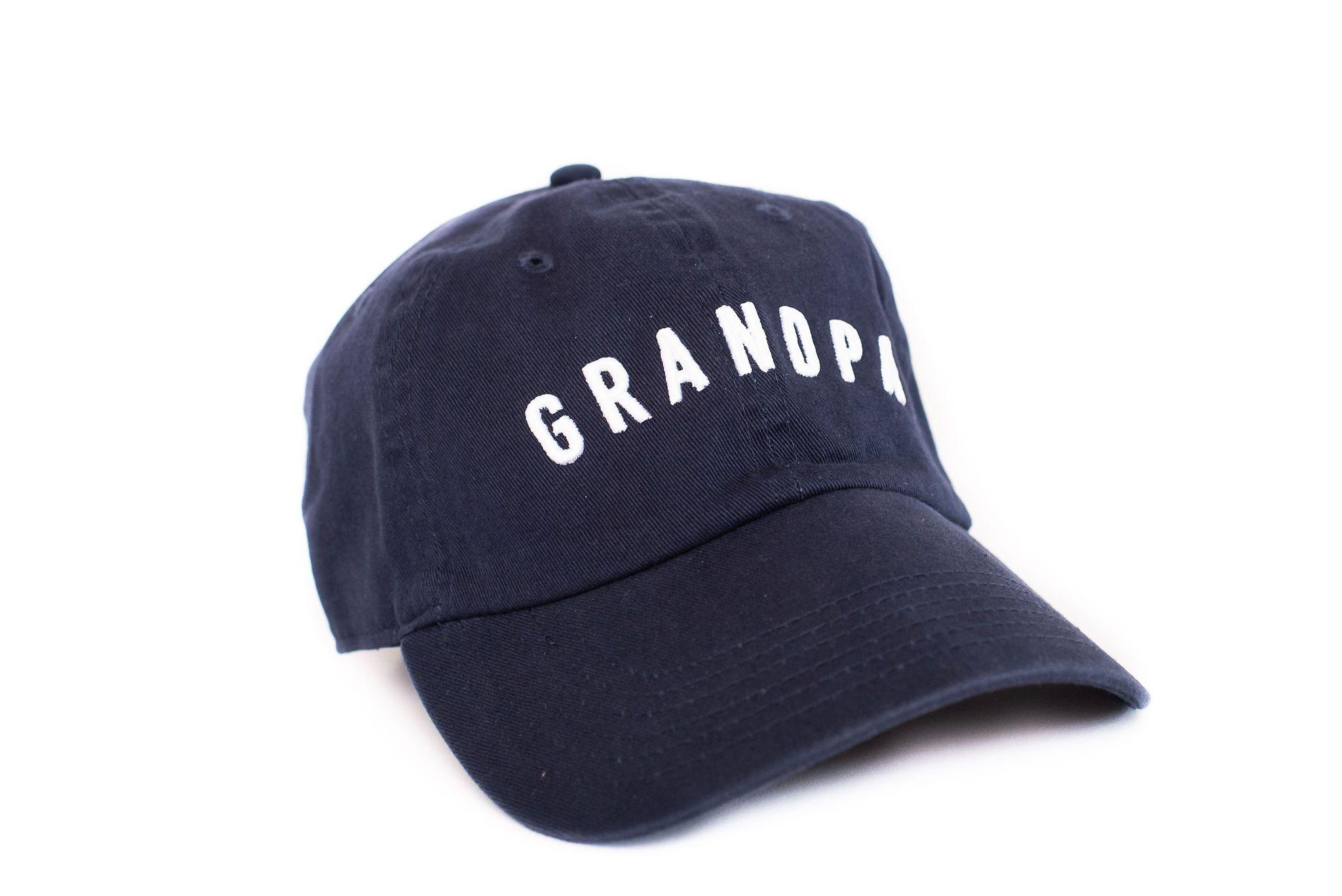 Navy Blue Grandpa Hat Rey to Z