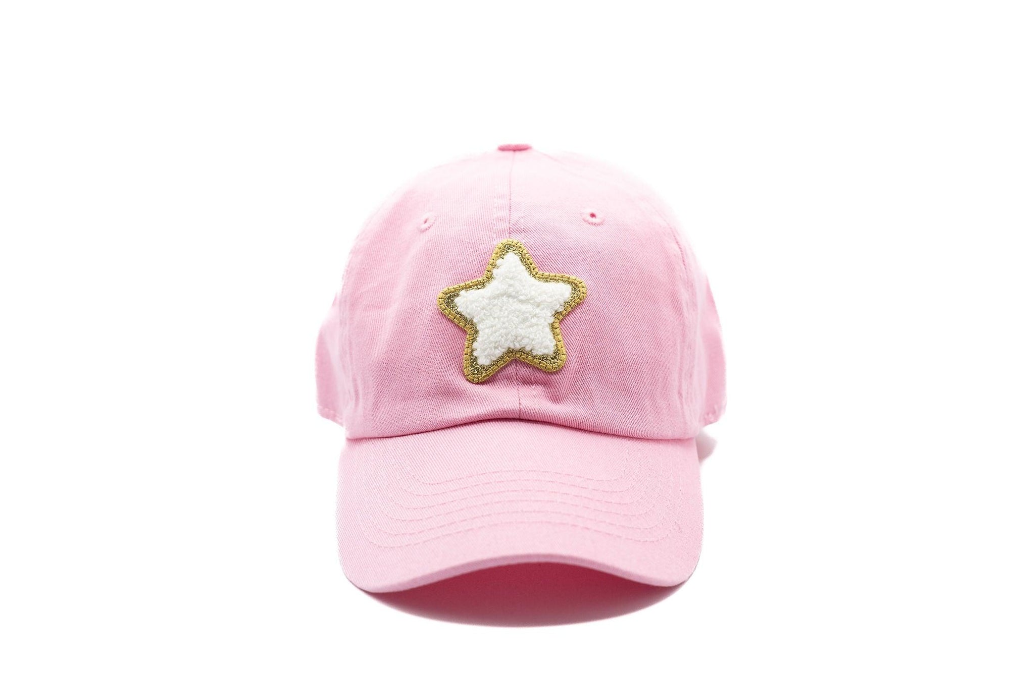 Light Pink Twinkle Terry Star Hat Rey to Z