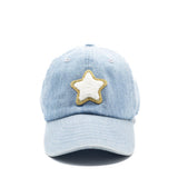 Denim Twinkle Terry Star Hat Rey to Z