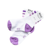 Purple Stripe Socks Rey to Z