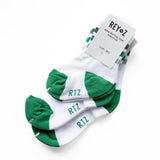 Green Stripe Socks Rey to Z