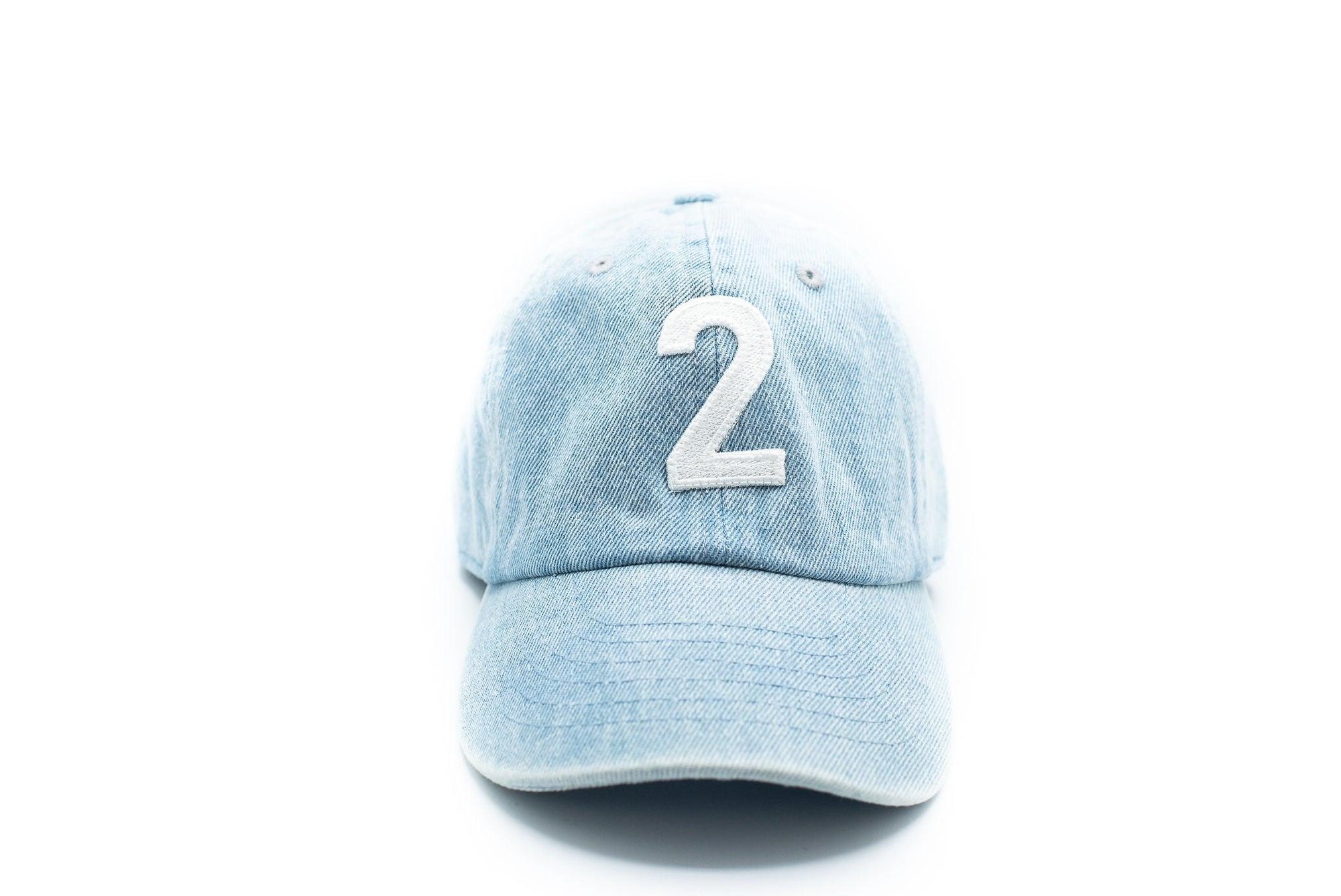 Rtz Denim Baseball Hat, Baby (0-12M) / No Letter | Rey to Z