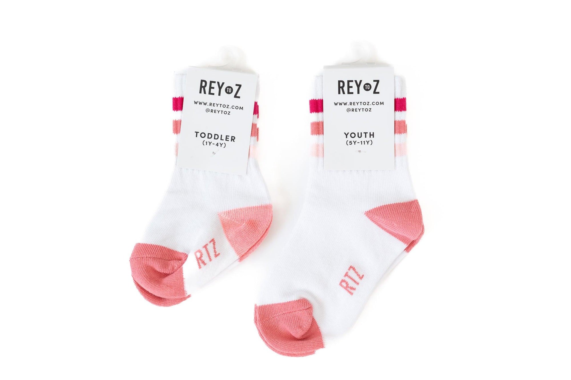Pink Stripe Socks Rey to Z