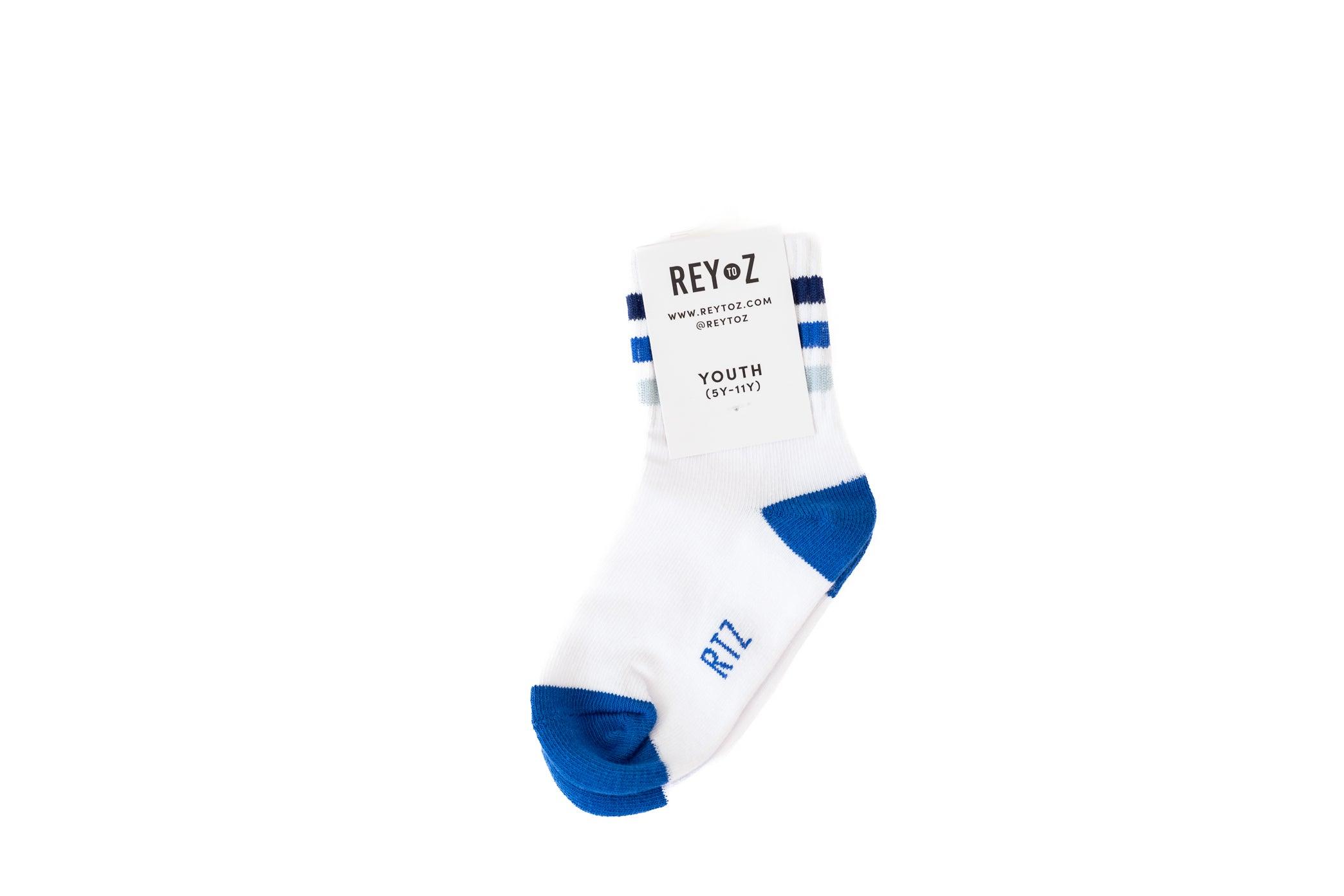 Blue Stripe Socks Rey to Z