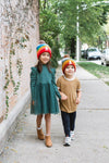 Bright Stripe Pom Pom Hat Rey to Z