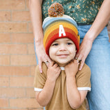 Sedona Stripe Pom Pom Hat Rey to Z