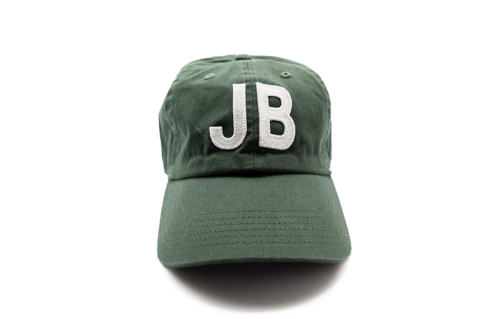 Hunter Green Double Letter Hat Rey to Z