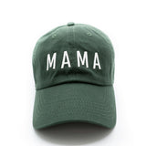 Hunter Green Mama Hat Rey to Z