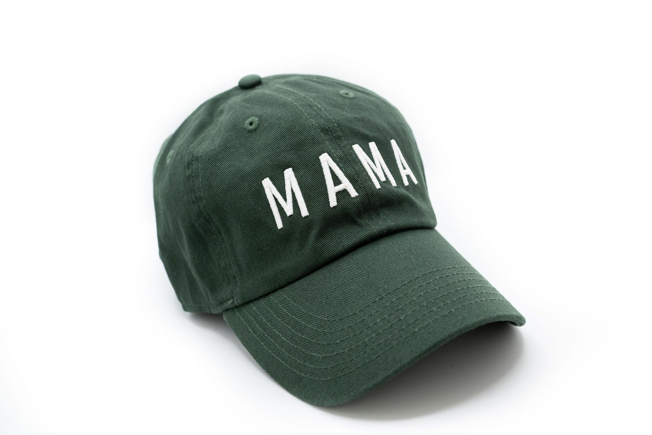 Hunter Green Mama Hat Rey to Z