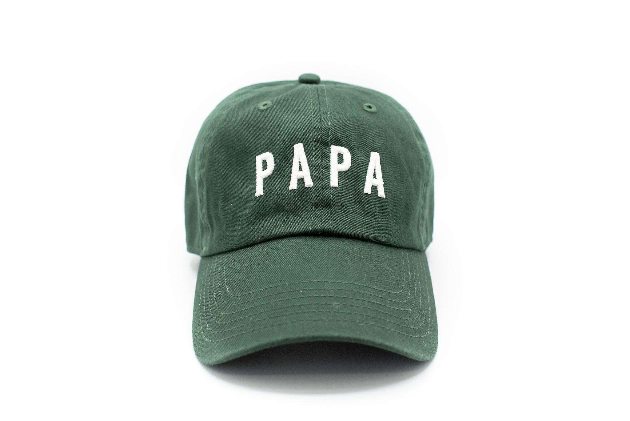 Hunter Green Papa Hat Rey to Z