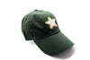 Hunter Green Twinkle Terry Star Hat Rey to Z