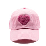Light Pink Terry Heart Hat Rey to Z