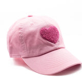 Light Pink Terry Heart Hat Rey to Z