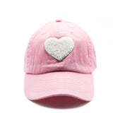 Light Pink Terry Heart Hat Rey to Z