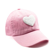 Light Pink Terry Heart Hat Rey to Z