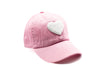 Light Pink Terry Heart Hat Rey to Z